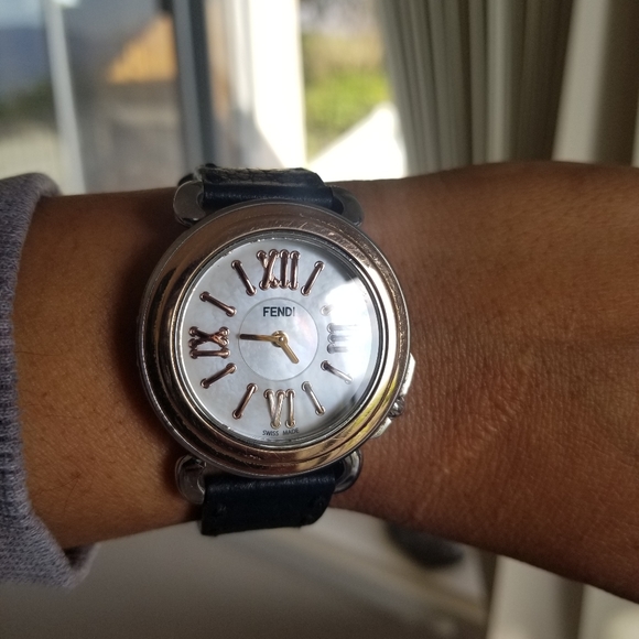 Fendi  Selleria Rose Gold Multi Band Watch - Picture 14 of 16